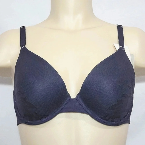 34D Vanity Fair Beautiful Embrace Average Cover UW Bra Black NWT - Picture 3 of 4